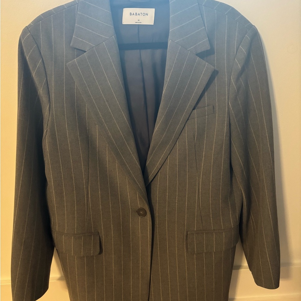 Babaton Charcoal Blazer - size M